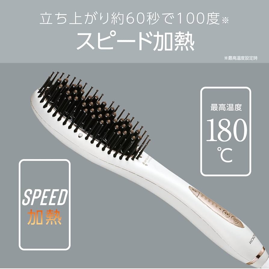 Amazon.co.jp: コイズミ アイロンブラシ イオンバランス サロン